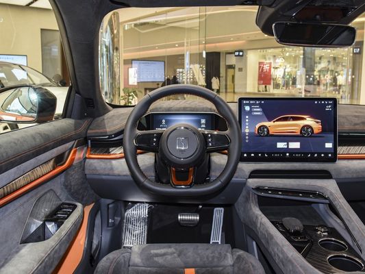 Automóvel EV de suspensão independente de espinha dupla 2024 Zeekr001 You100kwh AWD Negro Laranja