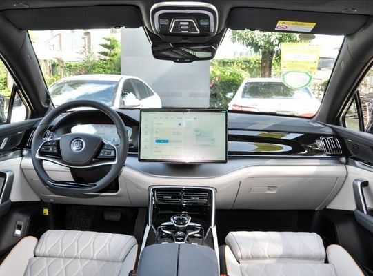 Caixa de velocidades automática BYD Tang 2022 EV Veículo elétrico 635km 4WD Flagship Edition 6 assentos