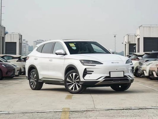 2024 Modelo Byd Song Plus EV 605km Top Version Auto SUV Branco Carro Elétrico Smart Usado