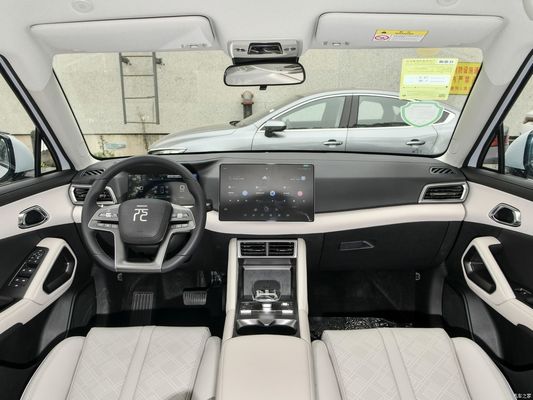 2024 401km Transcendence SUV Cor exterior branca BYD Yuan UP com tecnologia avançada