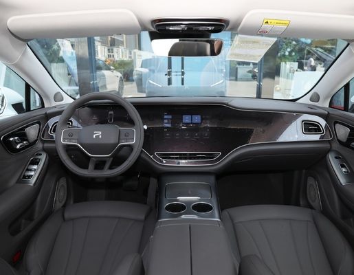 5 lugares Veículo elétrico de longo alcance Car Rising Auto F7 2023 com bateria de lítio ternária