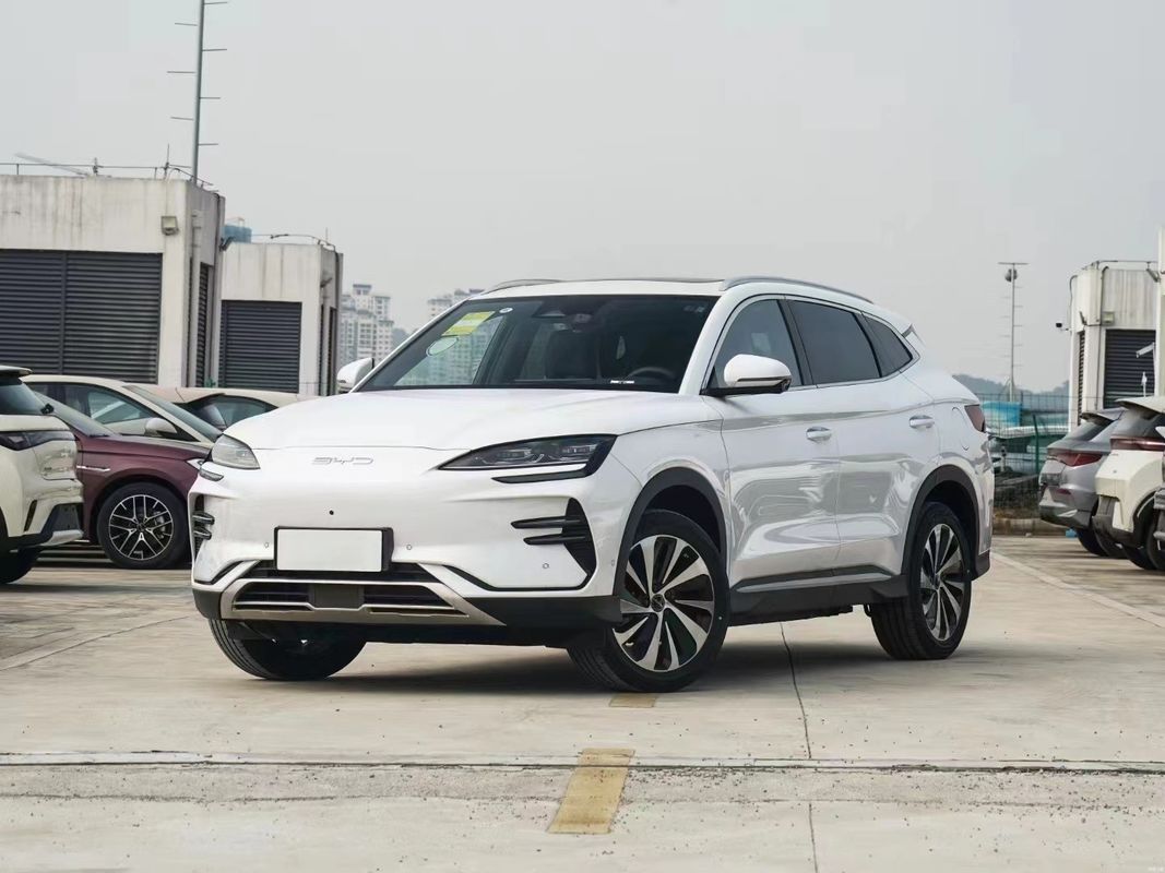 2024 Modelo Byd Song Plus EV 605km Top Version Auto SUV Branco Carro Elétrico Smart Usado