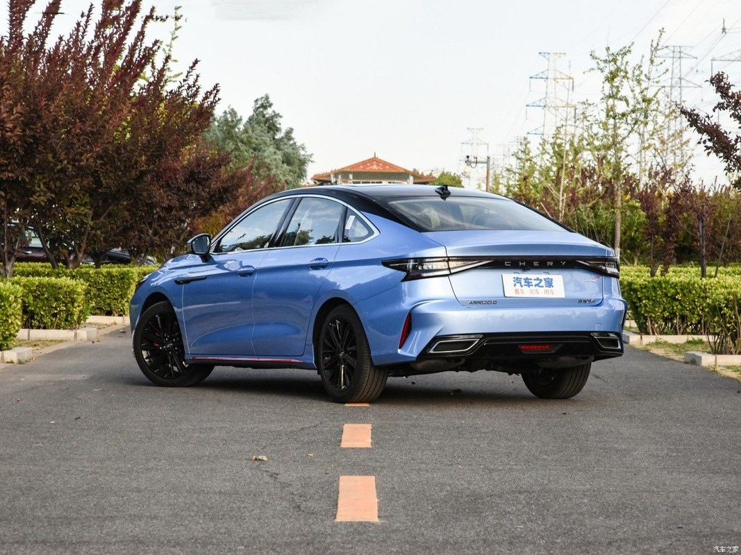 Chery Arrizo 8 1.6t DCT Veículo a gasolina Tipo de energia e sistema de travagem EPB